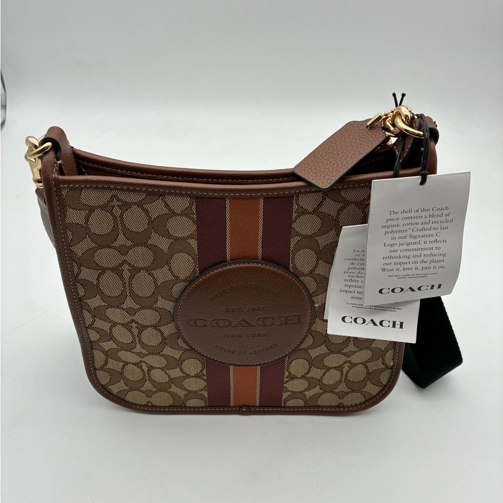 Coach Brown Signature Canvas Crossbody